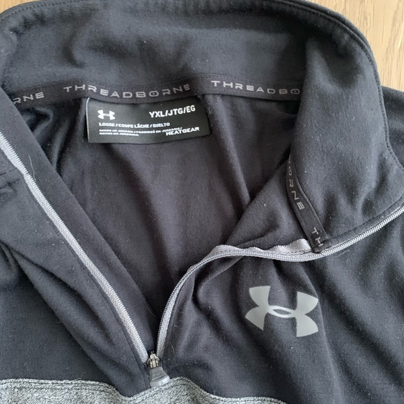 Under Armour Threadborne 1/4 zip pullover shirt - Picture 3 of 8